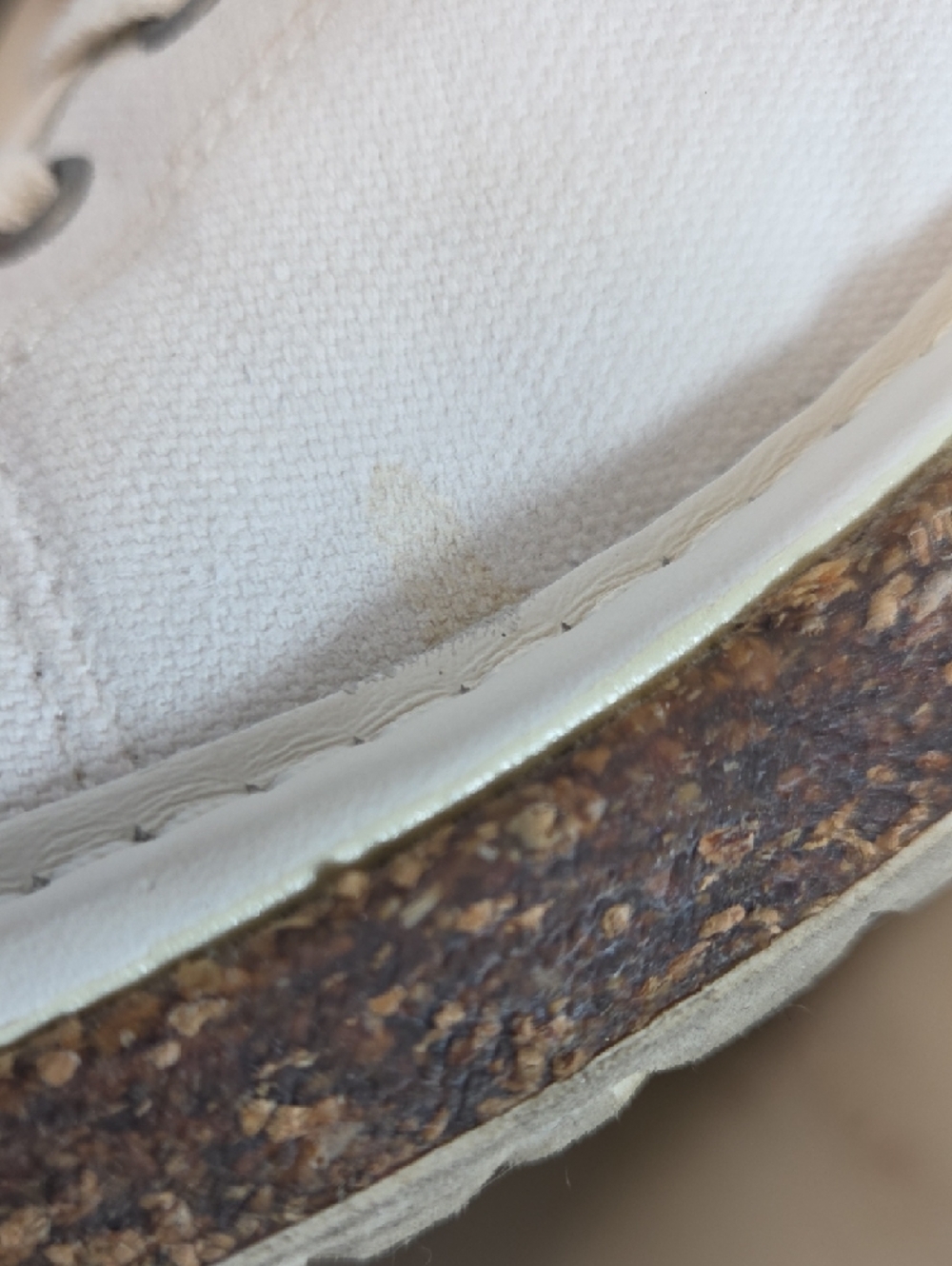 Birkenstock White Canvas Low-Top Sneakers Size 40 - Picture 7 of 11